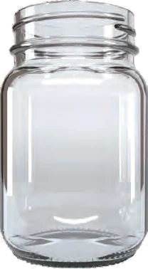 Tarro Cuadrado 12 oz 355 ml